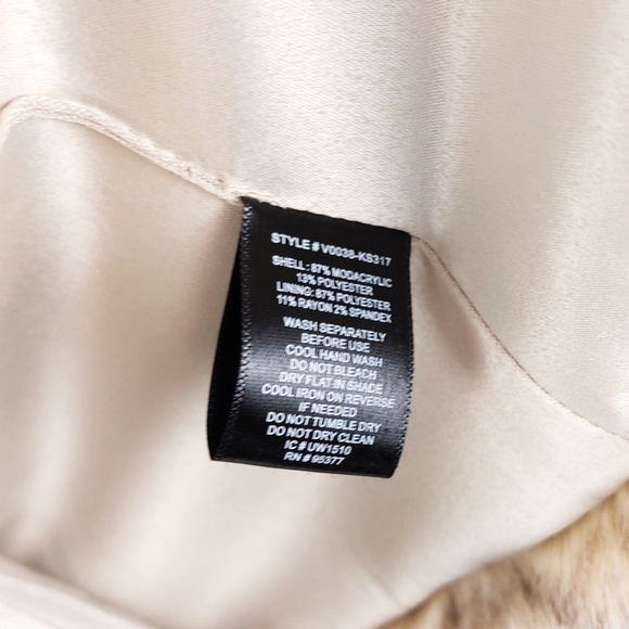 Sanctuary Designed in Las Vegas Womens S Natural Faux Fur Fully Lined Cozy Vest - Picture 9 of 12